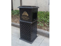 铸铝垃圾桶A3811-B