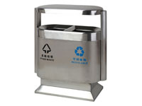分类不锈钢垃圾桶A1099-C