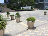 深圳天安云谷—不锈钢花盆