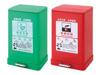 脚踏式分类垃圾桶A1738