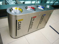 不锈钢垃圾桶A1095