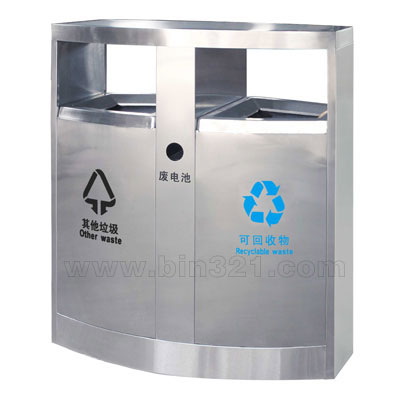 户外不锈钢垃圾桶