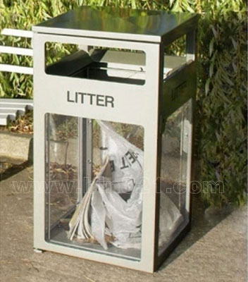 户外不锈钢垃圾桶