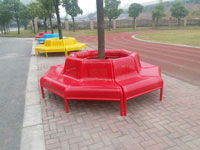 南京市东郊小学—休闲围树椅